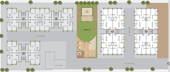 Master Plan of RK Neelkanth Ocean in Vavol, Gandhinagar - Image 98770