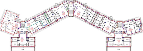 Floor Plan of Shilp Heavenly Heights in Athwa, Surat - Image 175152