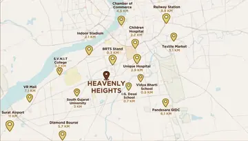 Location of Shilp Heavenly Heights - Image 175151