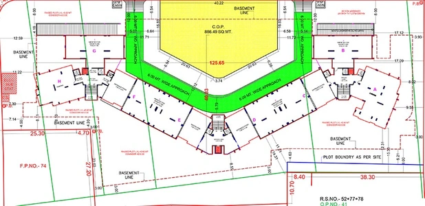 Master Plan of Shilp Heavenly Heights in Athwa, Surat - Image 175153
