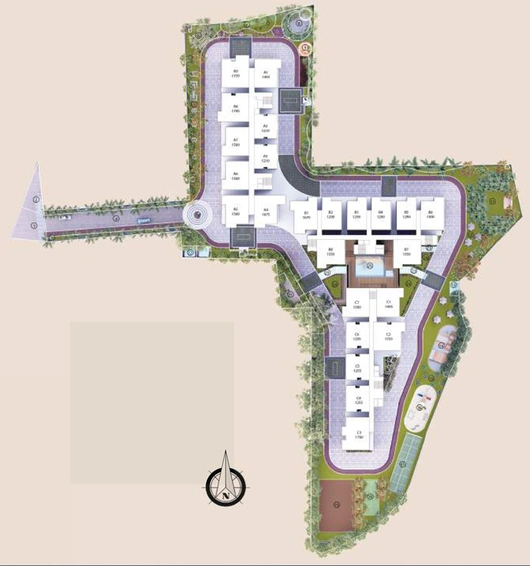 Master Plan of Candeur Novo Gardenia in Varthur, Bangalore - Image 98799