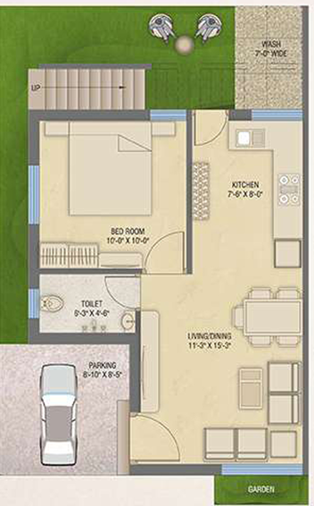 1 BHK House/Villa in Shiv Aashray Vatika in Sayajipura, Vadodara - Image 815131