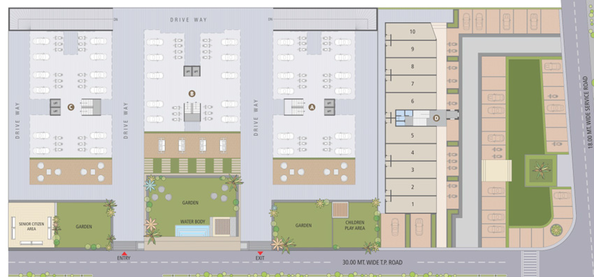 Master Plan of Jhy Beverly Hills in Nana Chiloda, Ahmedabad - Image 99253