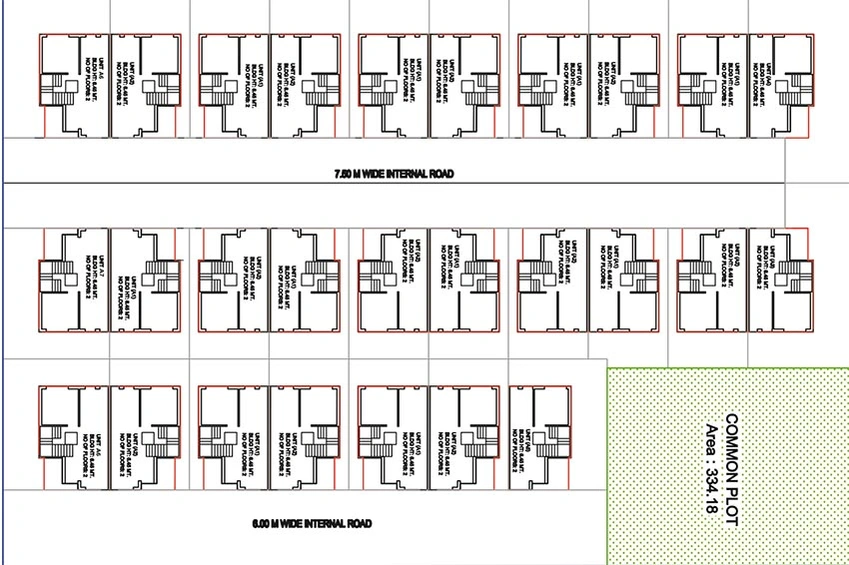 Master Plan of Shivay Bungalows in Kapurai, Vadodara - Image 199057