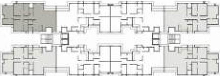 Floor Plan of Raj Green Poonyabhumi ABCF in Vesu, Surat - Image 176241