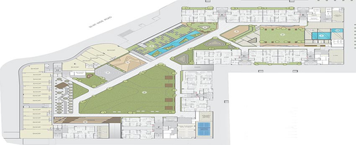 Master Plan of Nilamber Bellissimo 3 in Vasna Bhayli Main Road, Vadodara - Image 190671
