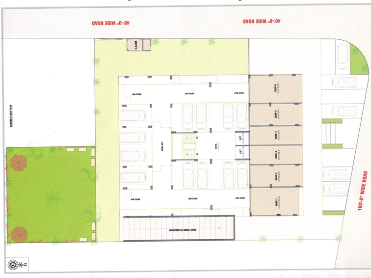 Master Plan of Marriott Parklane Green in Koba, Gandhinagar - Image 99131