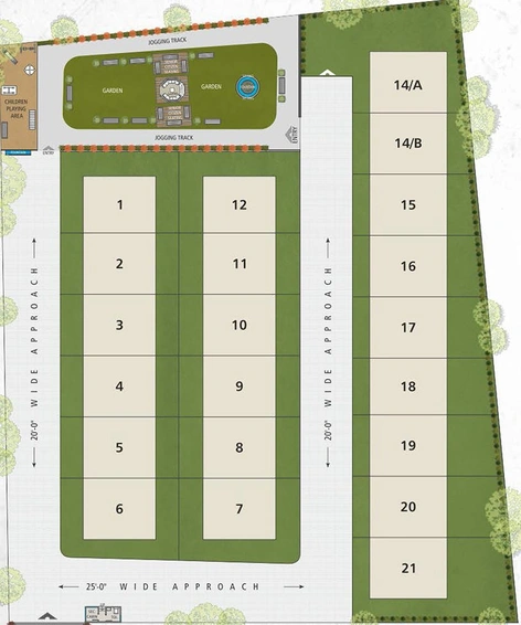 Master Plan of Atithi Western Oasis in Adajan, Surat - Image 181436