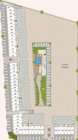 Master Plan of Darshanam High View in New Karelibaug, Vadodara - Image 184209