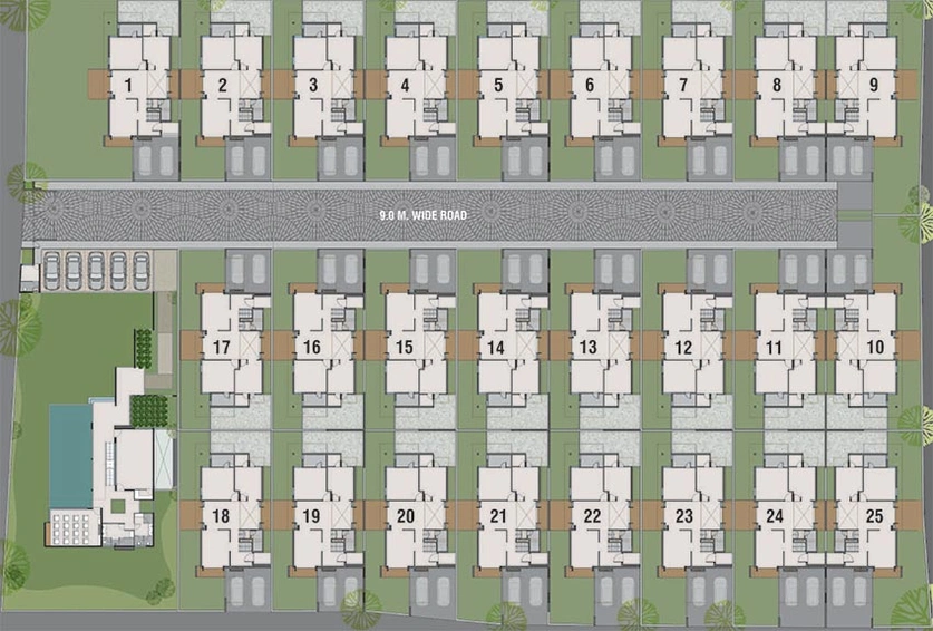 Master Plan of Vihav Keystone Mansions in Sevasi, Vadodara - Image 186931