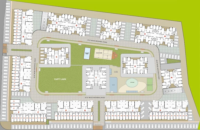 Master Plan of Swaminarayan Green City in Kamrej, Surat - Image 179934