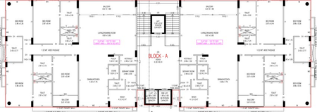 Floor Plan of Shashwat Elysium in Chandkheda, Ahmedabad - Image 99161