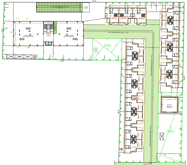 Master Plan of Shashwat Elysium in Chandkheda, Ahmedabad - Image 99162