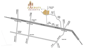 Location of Ansuya Aakruti Heights - Image 181526