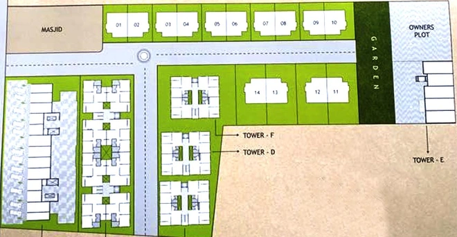 Master Plan of Safi Aqsa Avenue in Tandalja, Vadodara - Image 182867