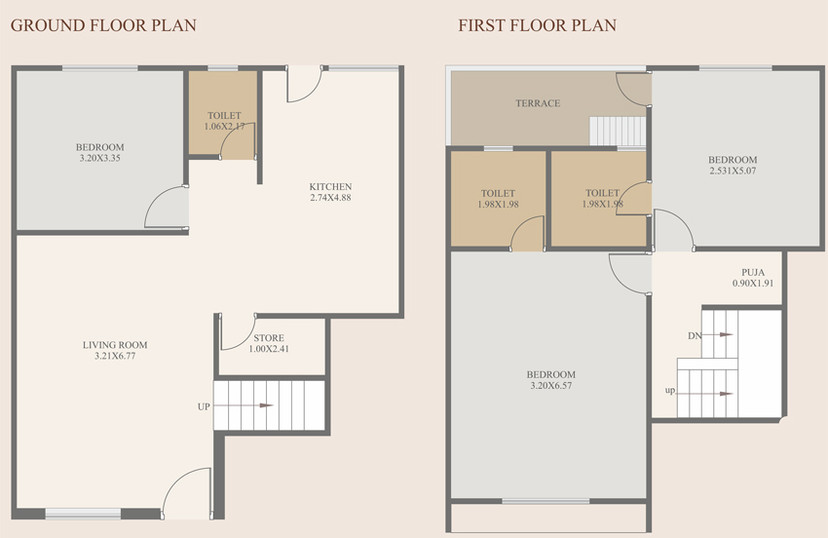 3 BHK House/Villa in Sharnam Krishna Upvan in Dashrath, Vadodara - Image 681903