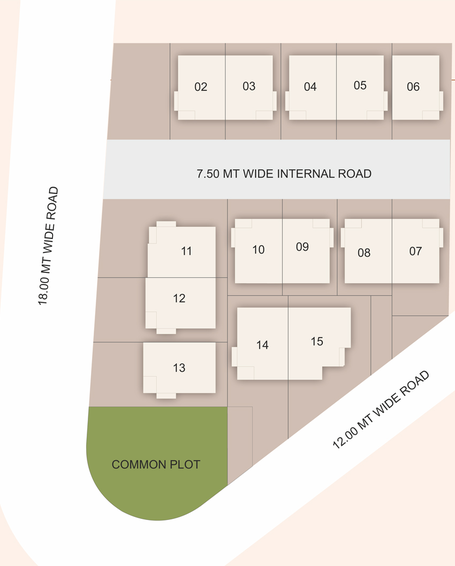 Master Plan of Sharnam Krishna Upvan in Dashrath, Vadodara - Image 98930