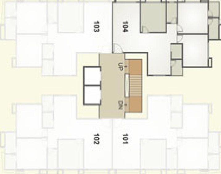 Floor Plan of Rameshwaram Greens in Althan, Surat - Image 177097