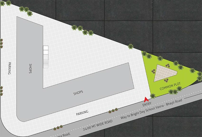 Master Plan of Orbit Hyatt Residency in Tandalja, Vadodara - Image 186690