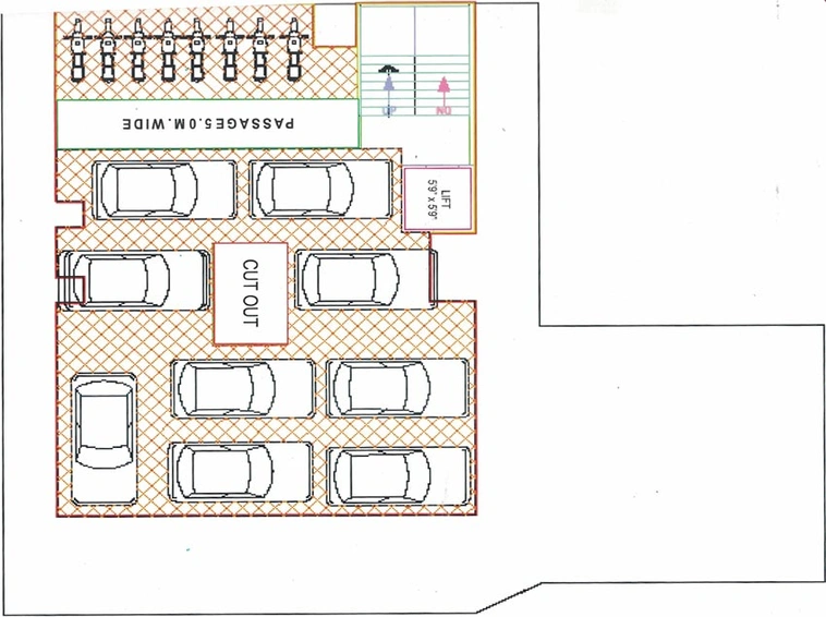 Master Plan of Om Shubham Avenue in Navapura, Vadodara - Image 202566