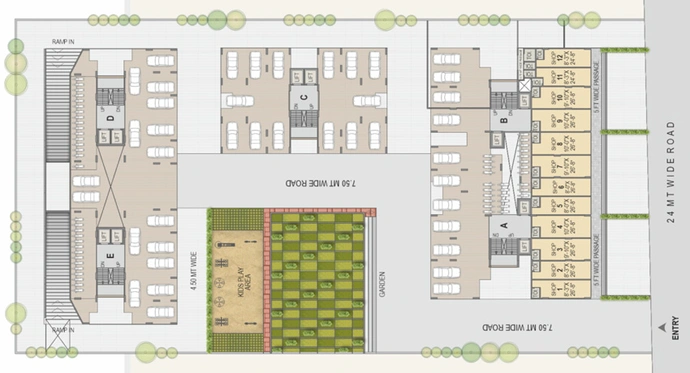 Master Plan of Kabir Aditya Elegance in Pethapur, Gandhinagar - Image 98938
