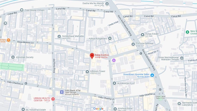 Location of Balaji Exotica in Chhani, Vadodara - Image 183511