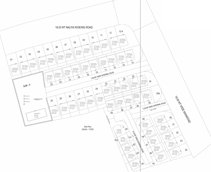 Master Plan of Shree Sparsh Villa in Padra Road, Vadodara - Image 99116