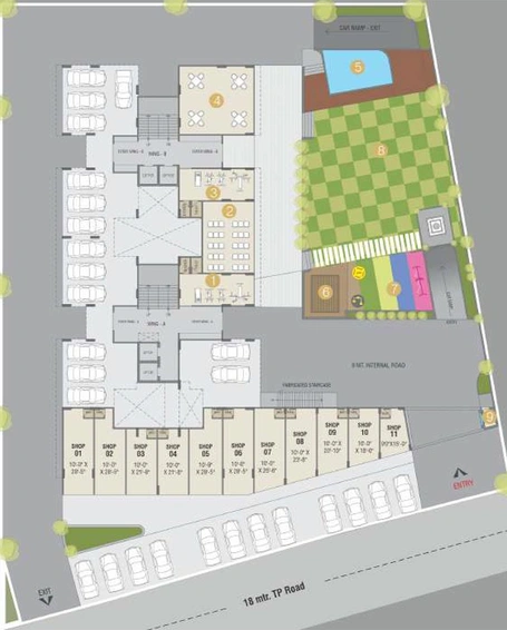 Master Plan of Eshanya Skybreeze in Undera, Vadodara - Image 184641