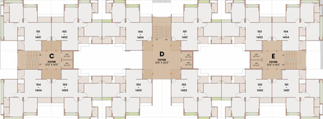 Floor Plan of Status Sharan in Tragad, Ahmedabad - Image 99184