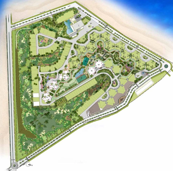 Master Plan of Sunteck Beach Residences in Vasai West, Palghar - Image 17865