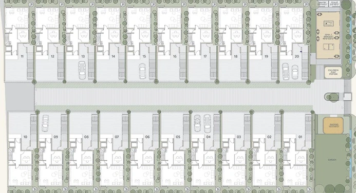 Master Plan of Shreeji Gardenia in Bhayli Road, Vadodara - Image 185120