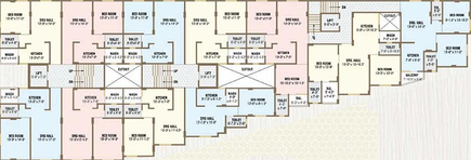 Floor Plan of Siddheshwari Nandish Avenue in Kalali, Vadodara - Image 187400