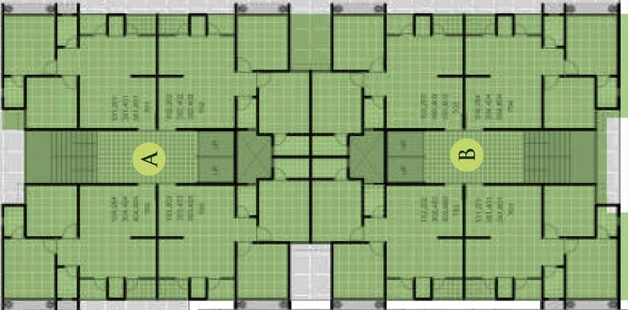 Floor Plan of Sai Exotica in Nana Chiloda, Ahmedabad - Image 98968