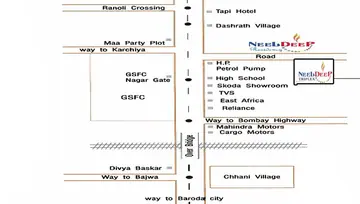 Location of Prakrutee Neel Deep Triplex - Image 190705