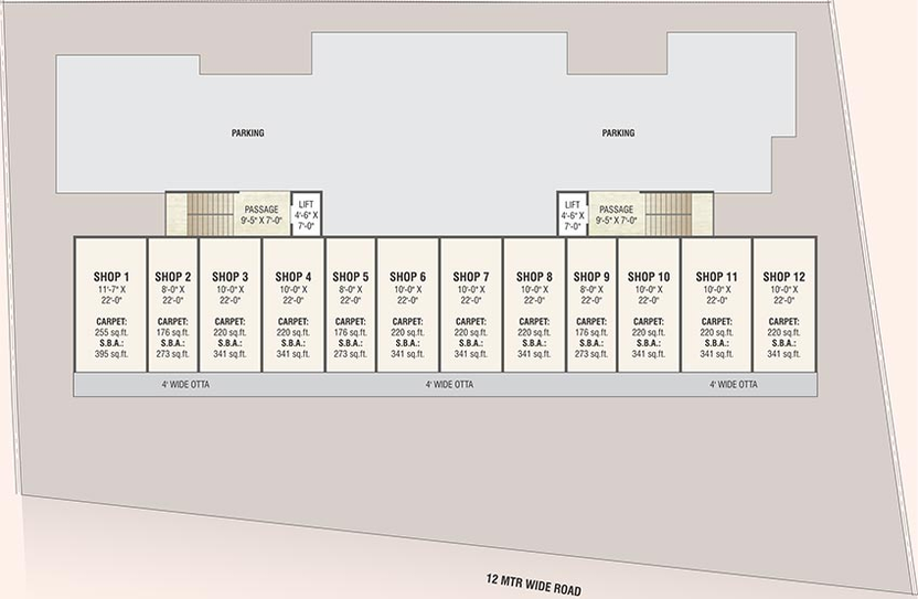 Master Plan of Aries Ambrosia in Vasna Road, Vadodara - Image 184705