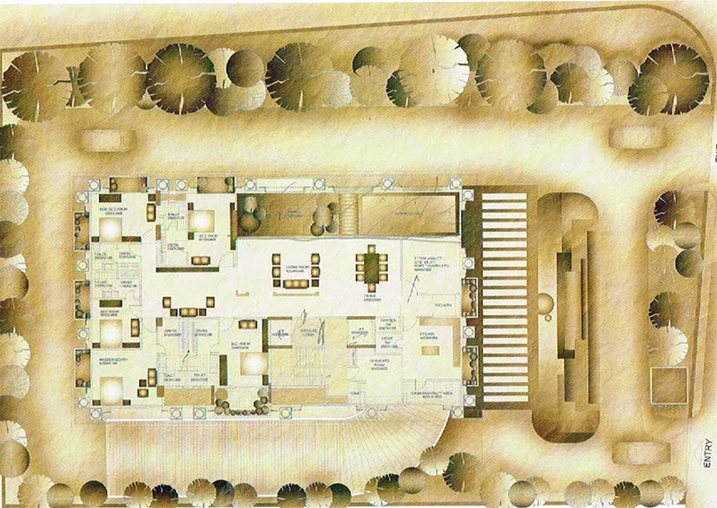 Master Plan of Corner Heritage Corner in Alkapuri, Vadodara - Image 185992