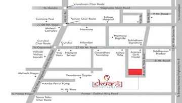Location of Sharda Ekdant Skyline - Image 184529