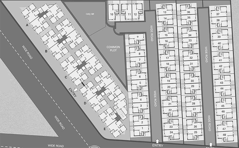 Master Plan of Alif Bunglows and Heights in Gorwa, Vadodara - Image 182313