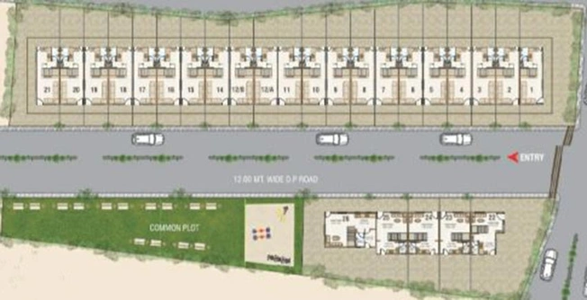 Master Plan of Shri Maruti Nandan Society in Dashrath, Vadodara - Image 185938