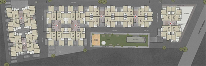 Master Plan of Prem Shanti Seven Sky in Manjalpur, Vadodara - Image 193813