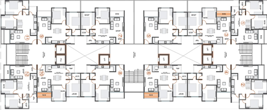 Floor Plan of Pramukh Arise in Sargasan, Gandhinagar - Image 99072