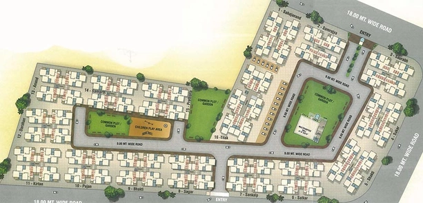 Master Plan of Swami Shree Yogi Darshan Phase 2 in Chhani, Vadodara - Image 202459