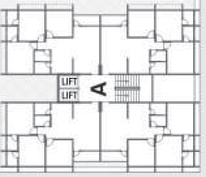 Floor Plan of Sai Melbourne Lifestyle in Nana Chiloda, Ahmedabad - Image 99209