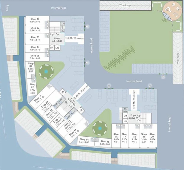 Master Plan of Vansh Seven9 Imperia in Sama Savli Road, Vadodara - Image 195443