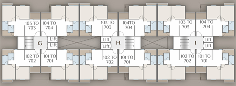 Floor Plan of Suvidha Shree Kapileshwar Dwelling in Harni, Vadodara - Image 166775