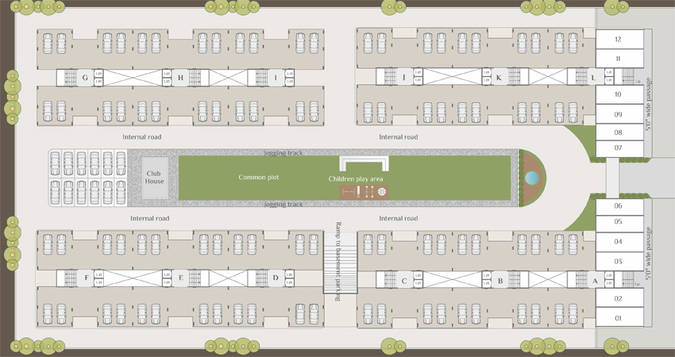Master Plan of Suvidha Shree Kapileshwar Dwelling in Harni, Vadodara - Image 166776