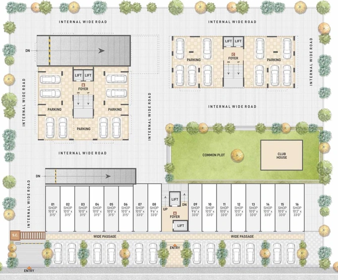 Master Plan of Shree Ganesh Era in Sargasan, Gandhinagar - Image 99291