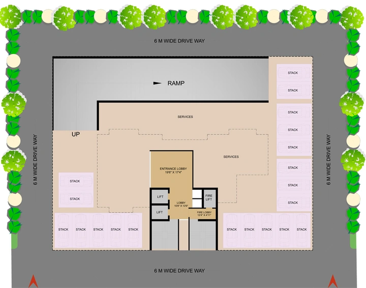 Master Plan of Delta Luxuria in Airoli, Navi Mumbai - Image 100587