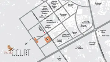 Location of Shikshapatri The Sky Court - Image 99319