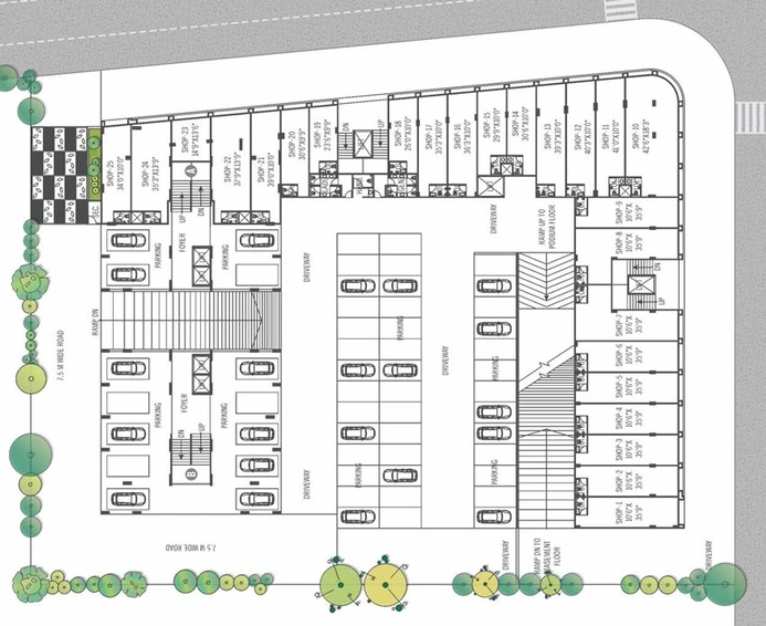 Master Plan of Shikshapatri The Sky Court in Sargasan, Gandhinagar - Image 99321